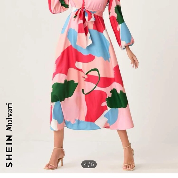 Beautiful colorful dress from Shein - Picture 5 of 10
